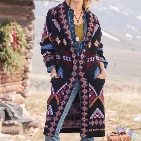 Sundance Sweaters Nwt Sundance Catalog Quiet Snowfall Sweatercoat